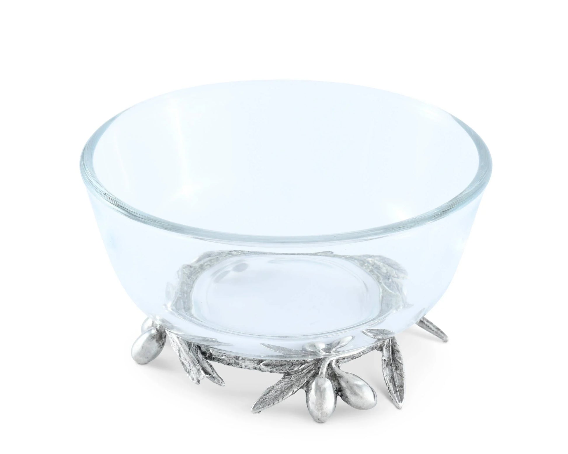 Vagabond House Olive Grove Glass & Pewter Bowl - Marcel’s Culinary Experience