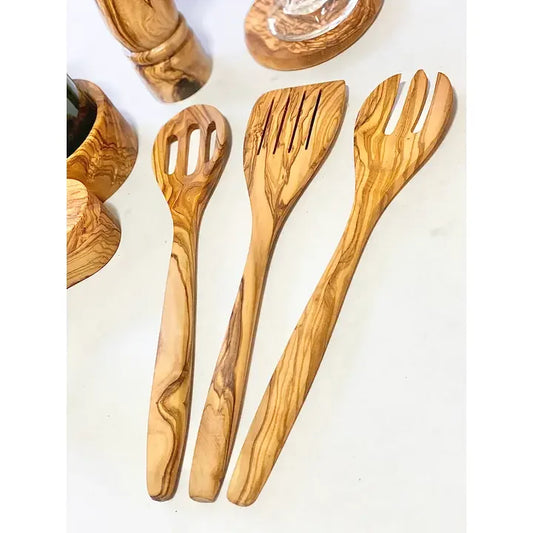 Natural Olivewood Olive Wood Cooking Tools - Marcel’s Culinary Experience