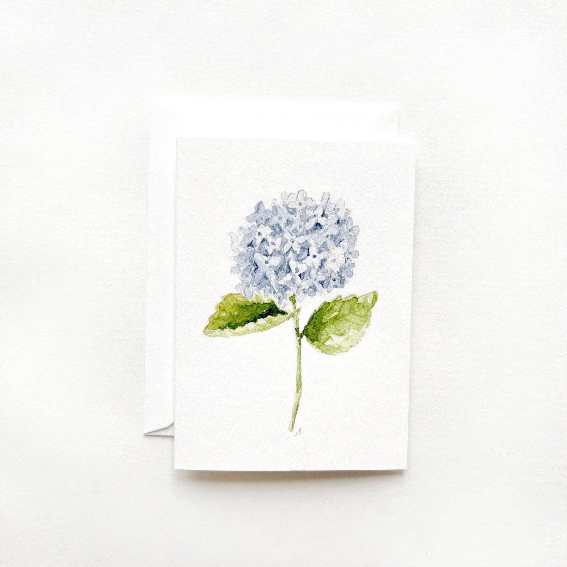 Hydrangea stem mini notecard - Marcel’s Culinary Experience