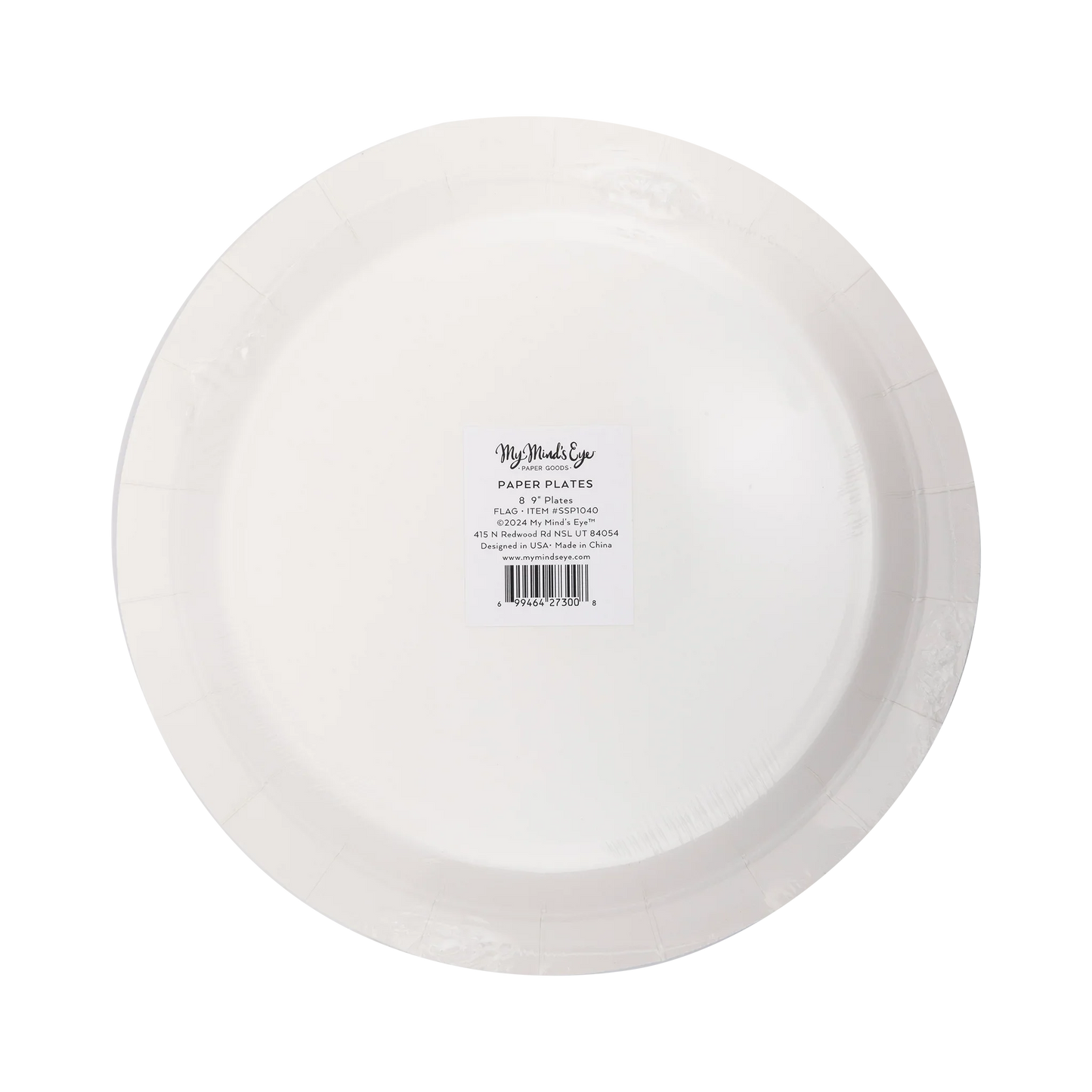 Round Flag Paper Plate - Marcel’s Culinary Experience