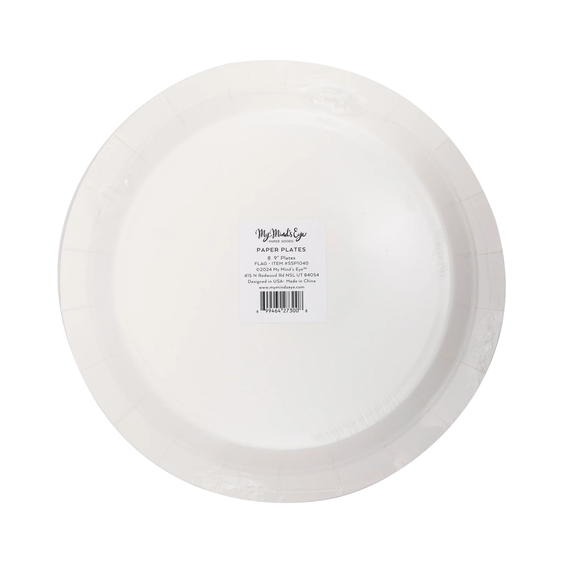Round Flag Paper Plate - Marcel’s Culinary Experience
