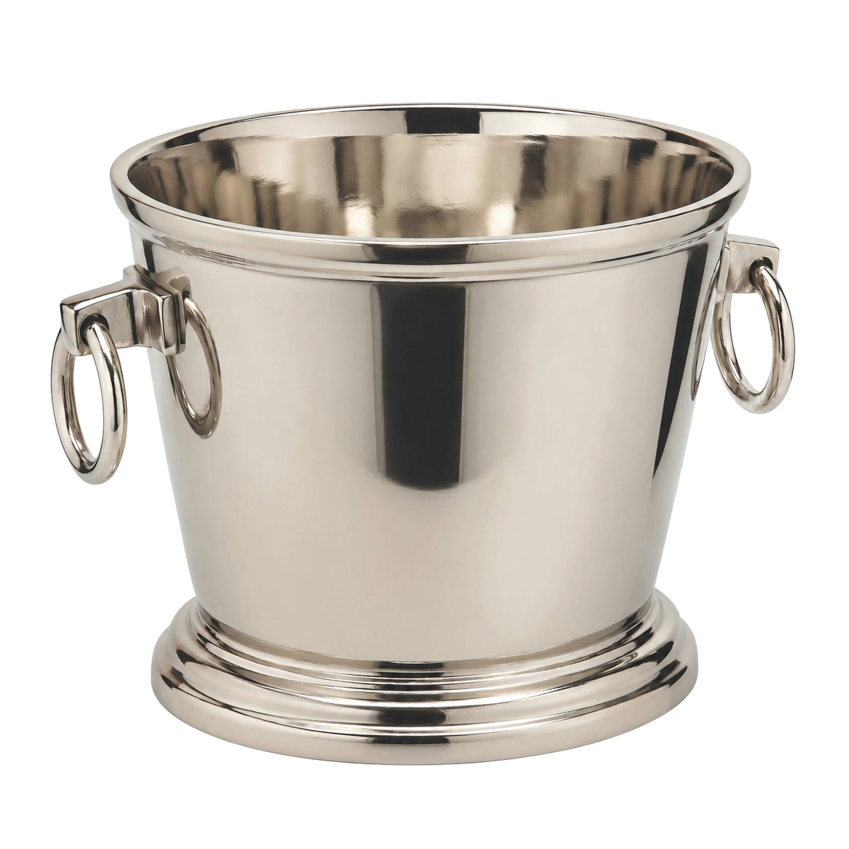 Silver Champagne Bucket with Ring Handles