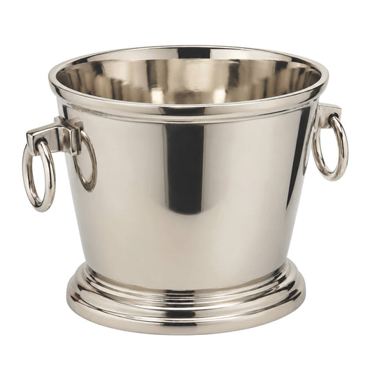 Silver Champagne Bucket with Ring Handles
