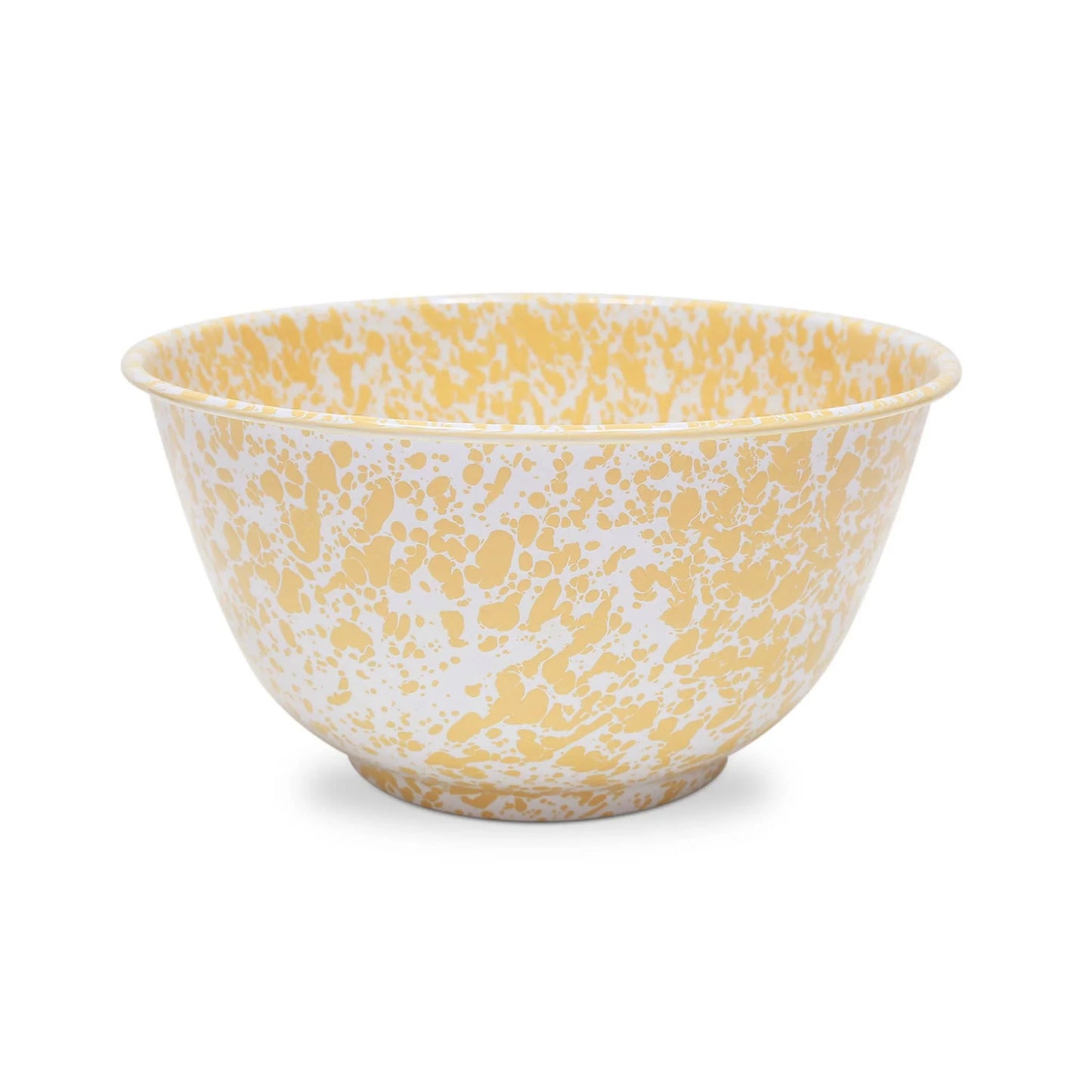 Crow Canyon Splatter Enamelware Large Salad Bowl