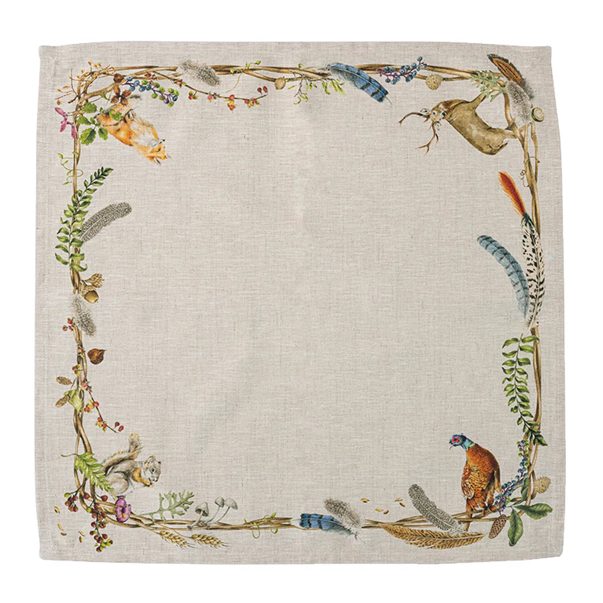 Juliska Forest Walk Animal Napkins, Set of 4