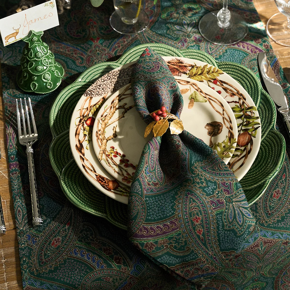 Juliska Paisley Napkins, Set of 4