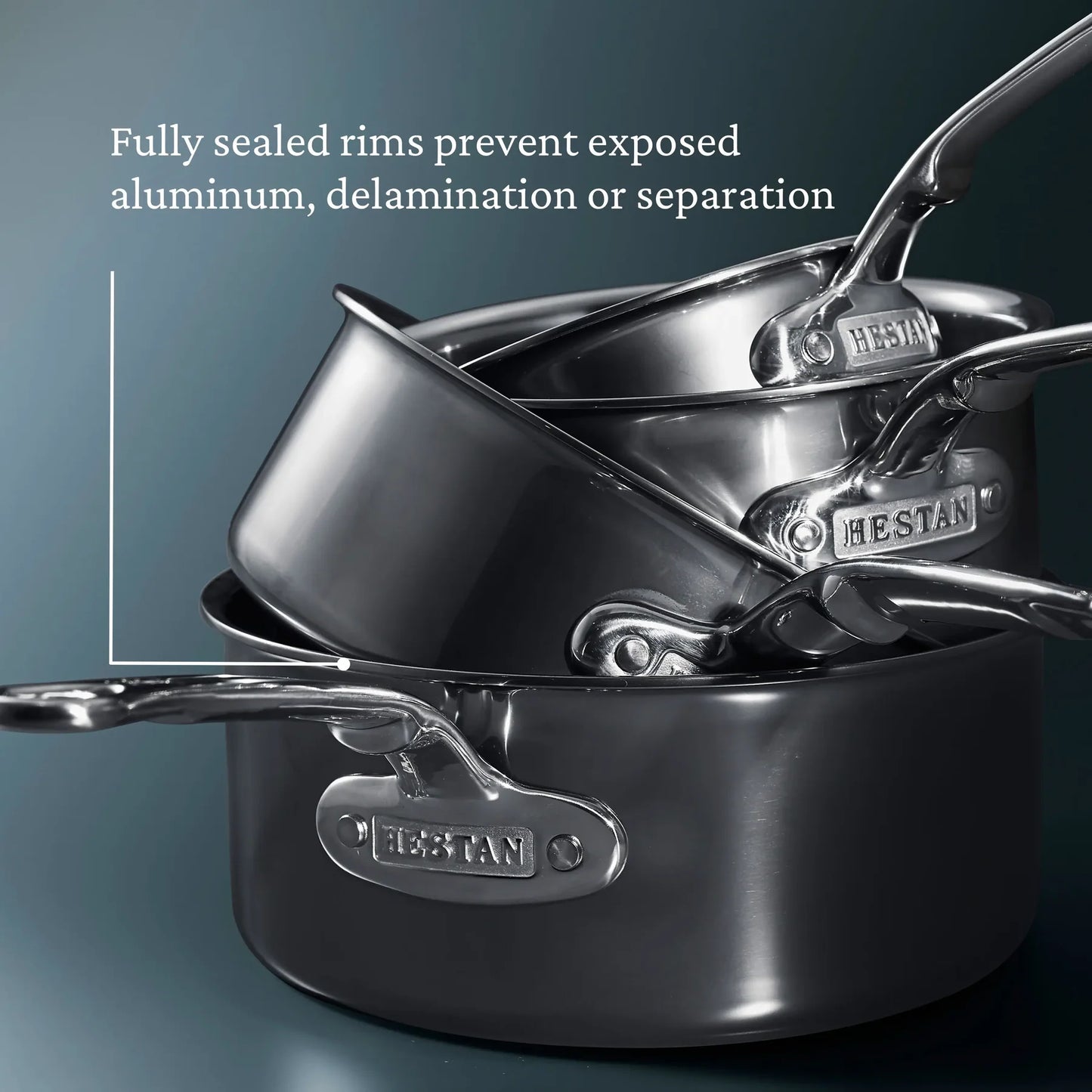 Hestan NanoBond® Titanium Stainless-Steel Saucepan 2 quart