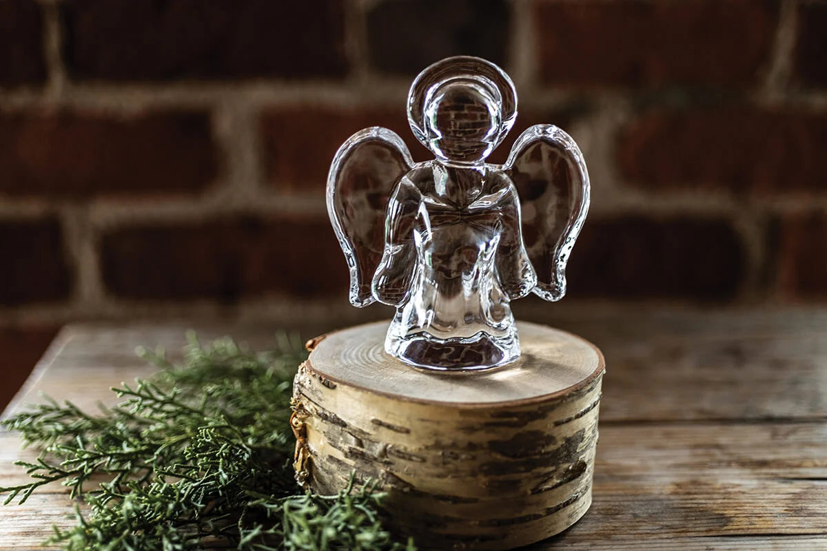 Simon Pearce Glass Angel