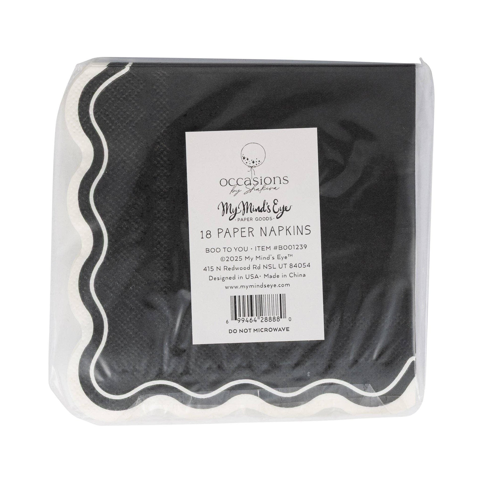 Occasions Boo Ghost Cocktail Napkin - Marcel’s Culinary Experience