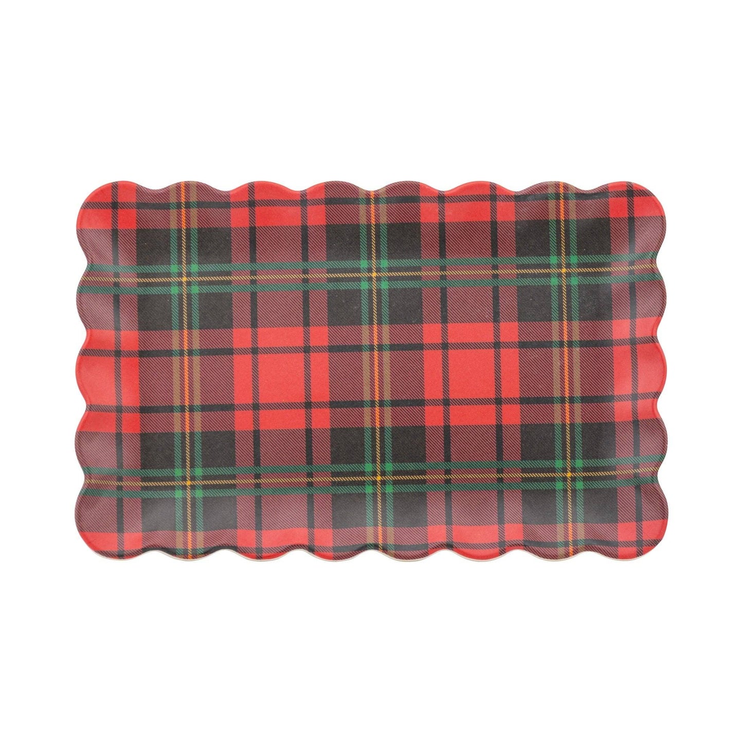 Plaid Bamboo Tray - Marcel’s Culinary Experience