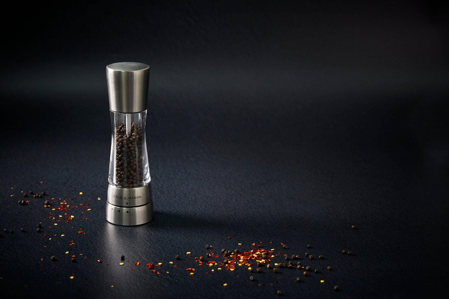 Cole & Mason Derwent Pepper Mill, Stainless Steel - Marcel’s Culinary Experience