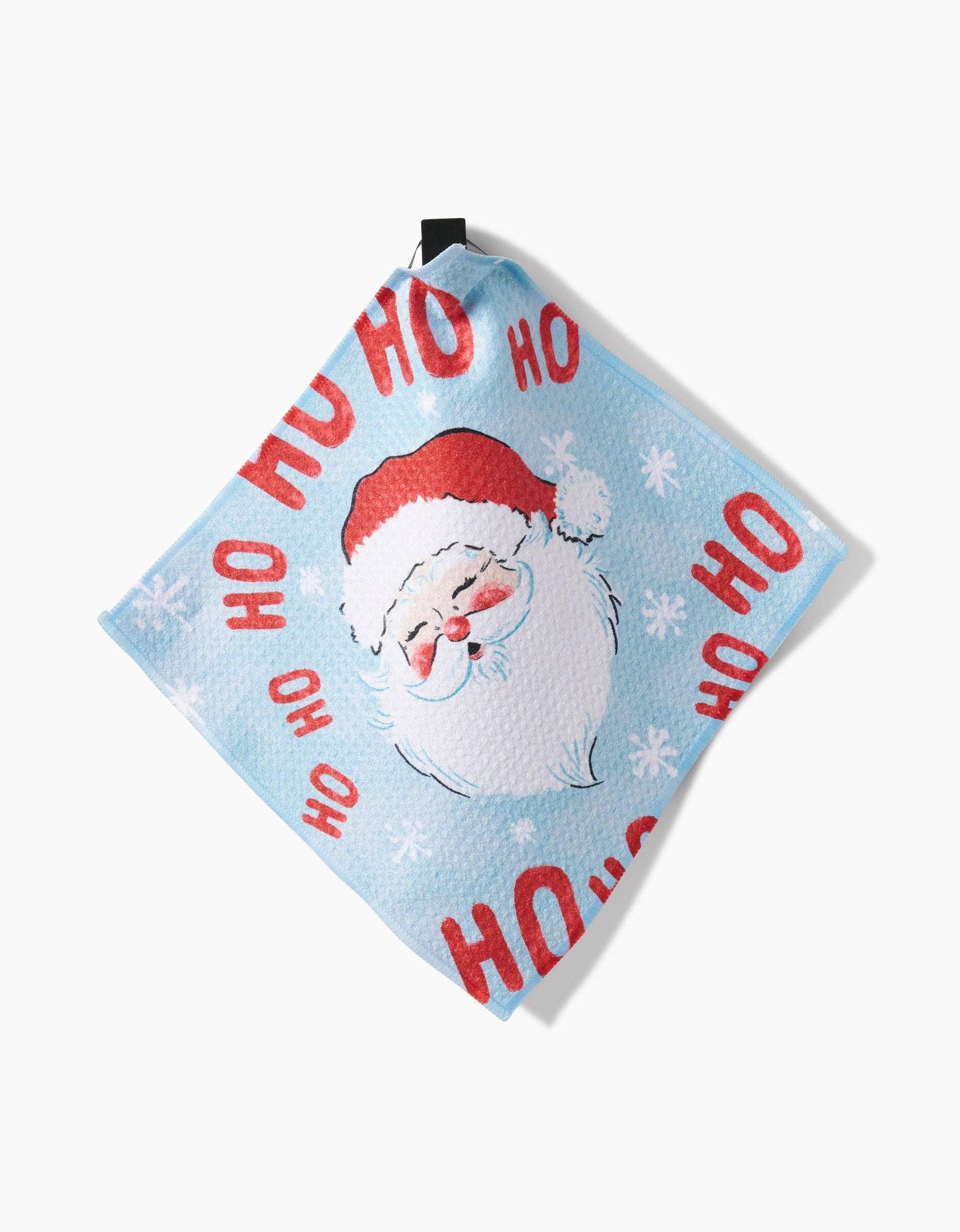 Geometry Merry Santa Claus Dish Cloth - Marcel’s Culinary Experience