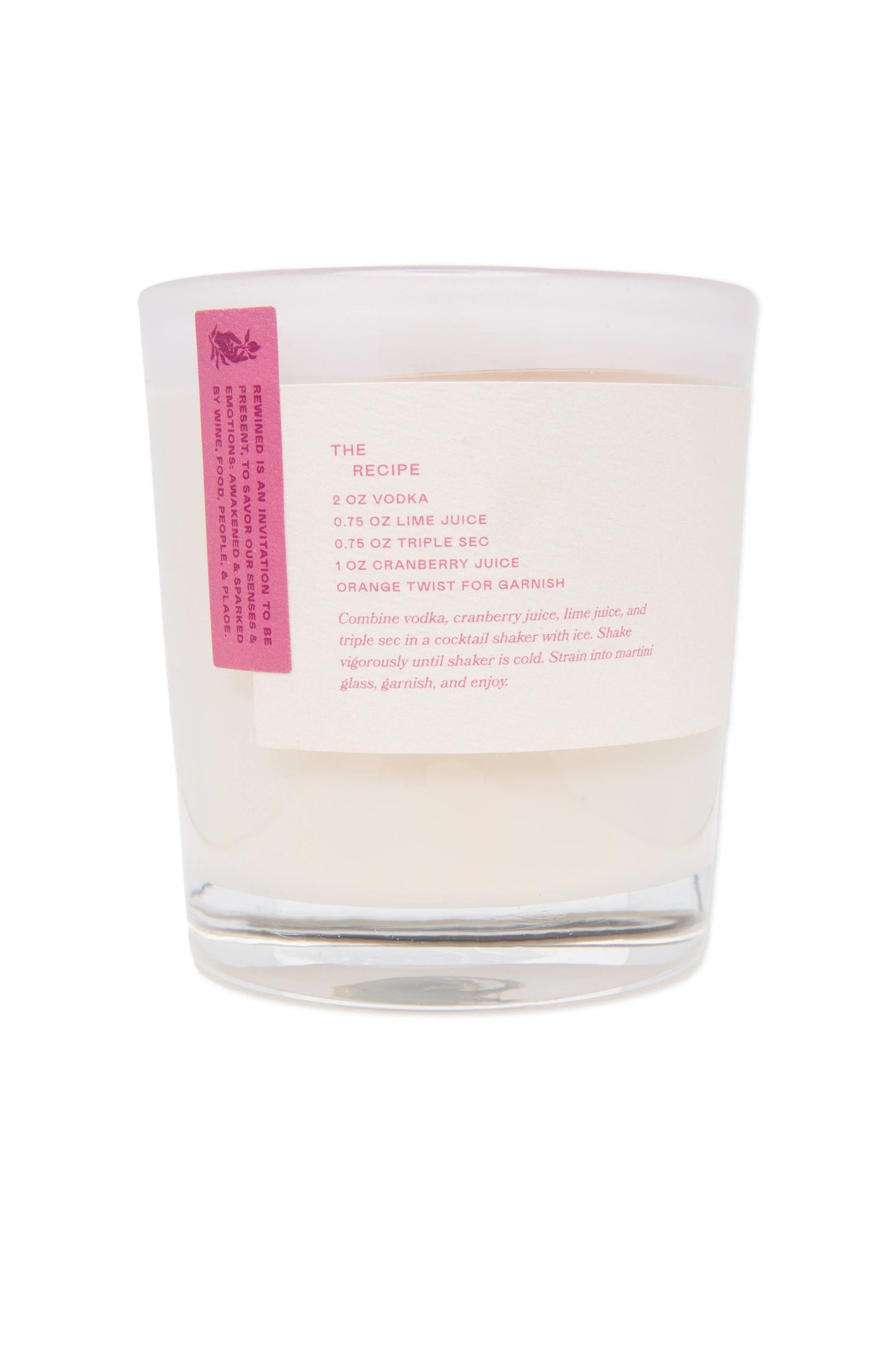 Rewined Cosmopolitan Candle 10 oz - Marcel’s Culinary Experience