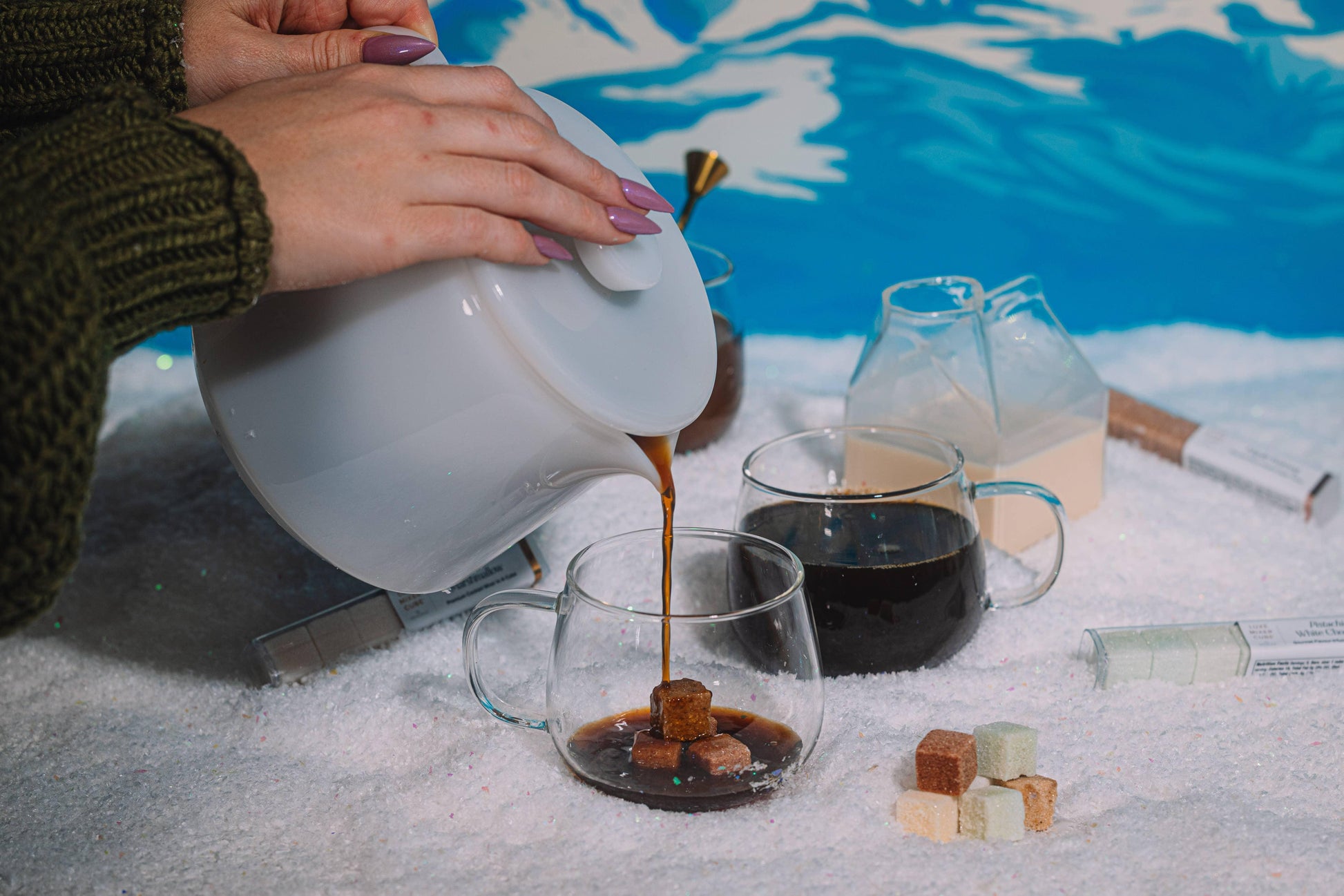 Winter Coffee Mixer Cube Trio: Maple, Pistachio, Marshmallow - Marcel’s Culinary Experience