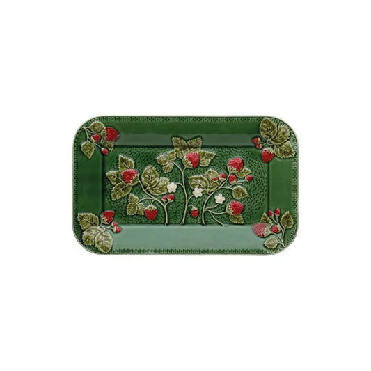 Bordallo Pinheiro Strawberries Tray Platter