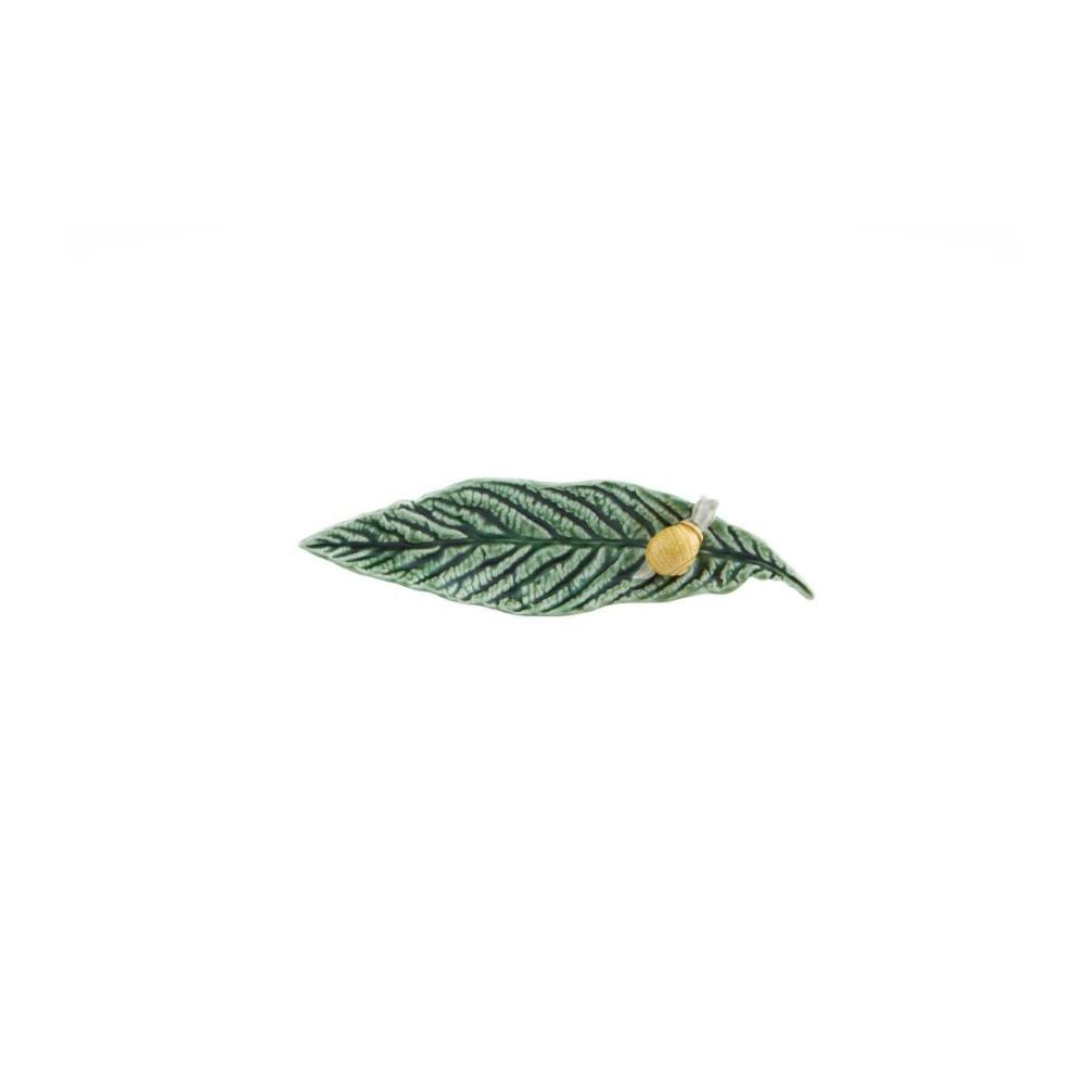 Bordallo Pinheiro Leaf Medlar Tree with Snail
