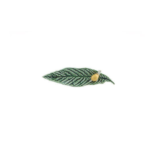 Bordallo Pinheiro Leaf Medlar Tree with Snail