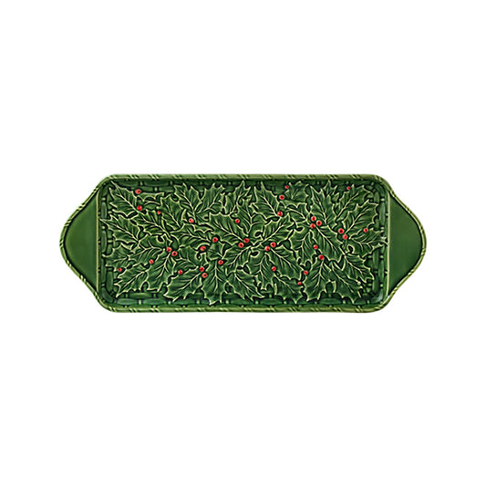 Bordallo Pinheiro Tart Tray Holly