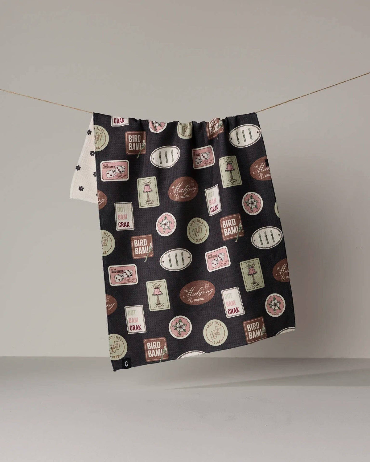 Geometry Mahj Madness LUXE Kitchen Towel