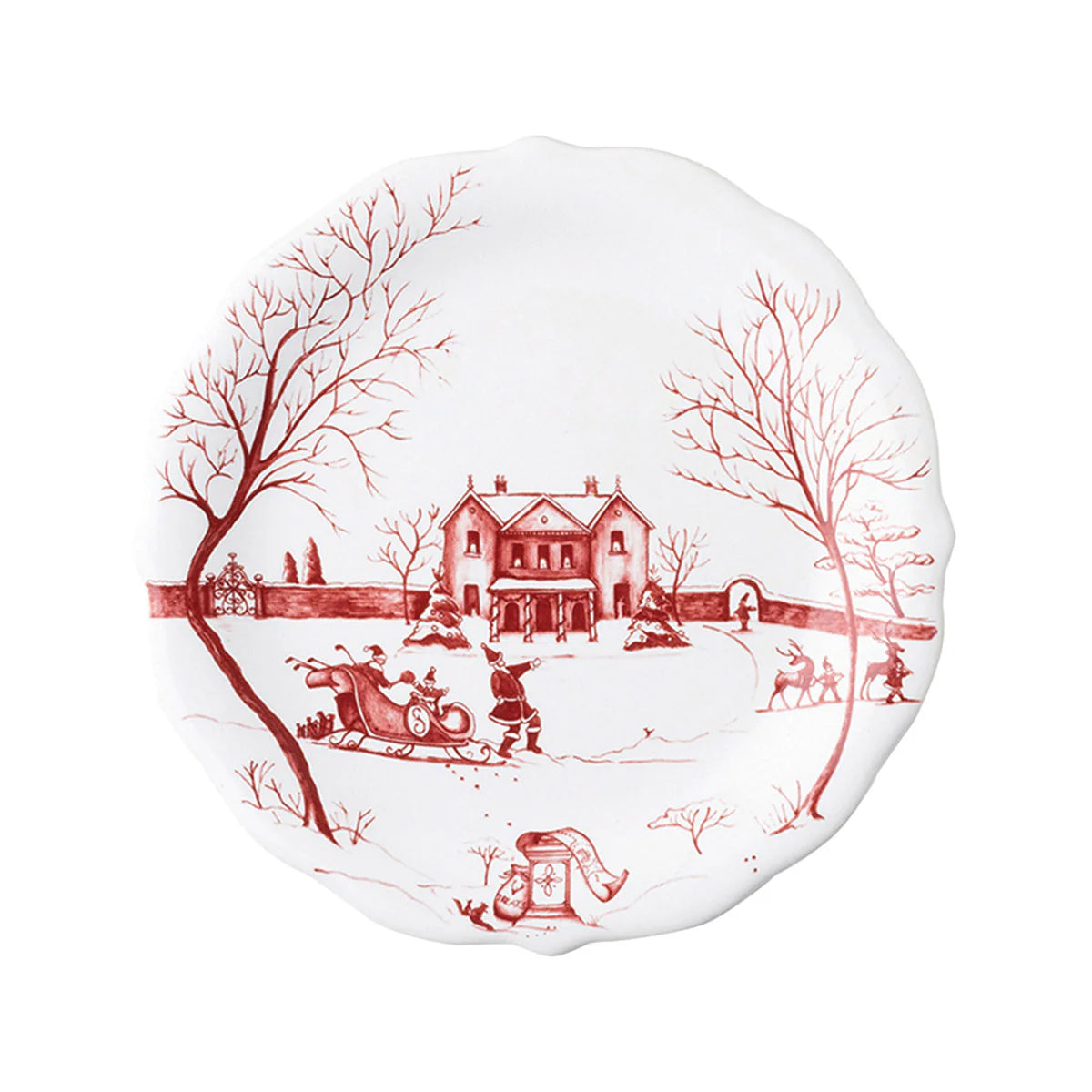 Juliska Country Estate Winter Frolic Party Plate Assorted Set/4 - Marcel’s Culinary Experience