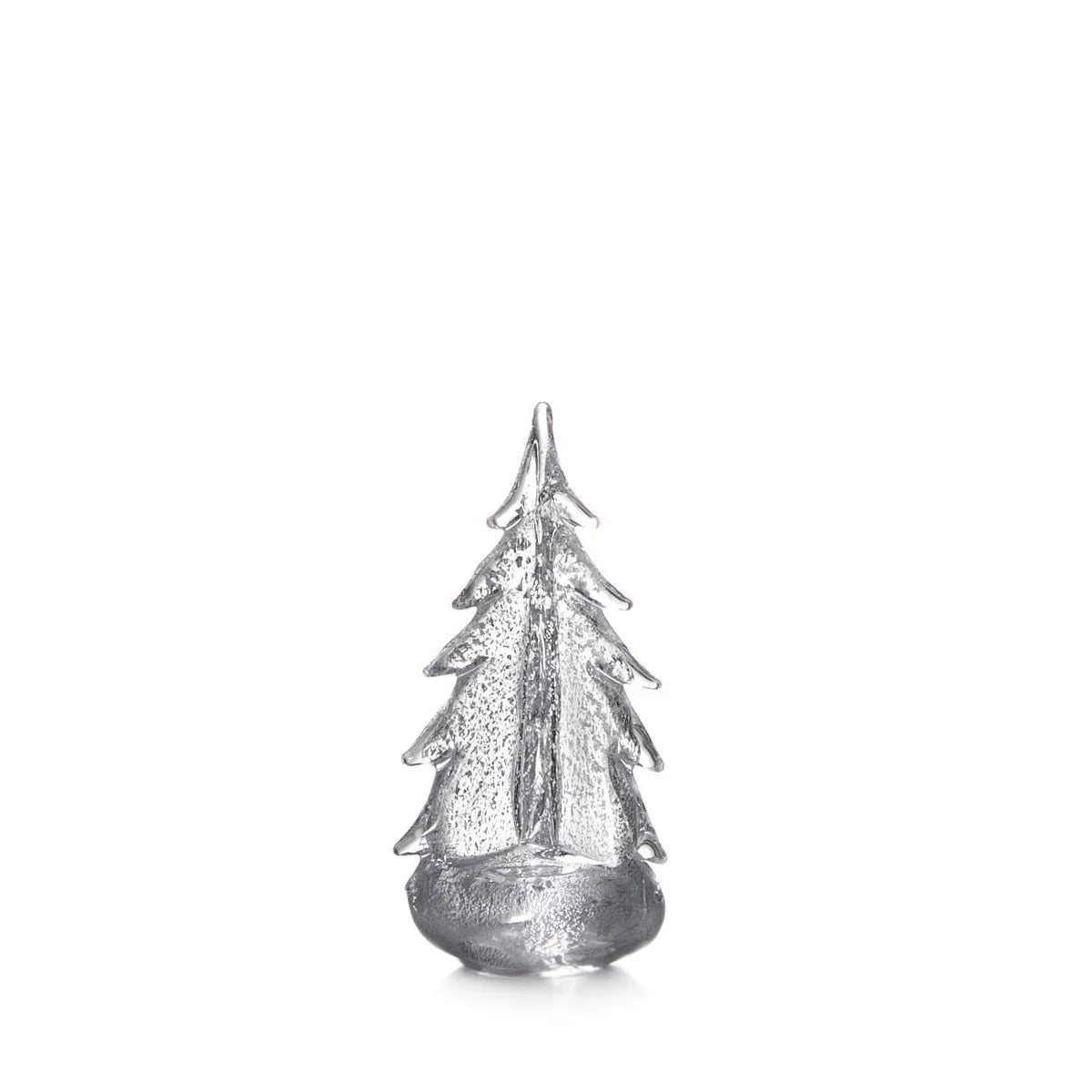 Simon Pearce Silver Leaf Glass Evergreen, 10 in.