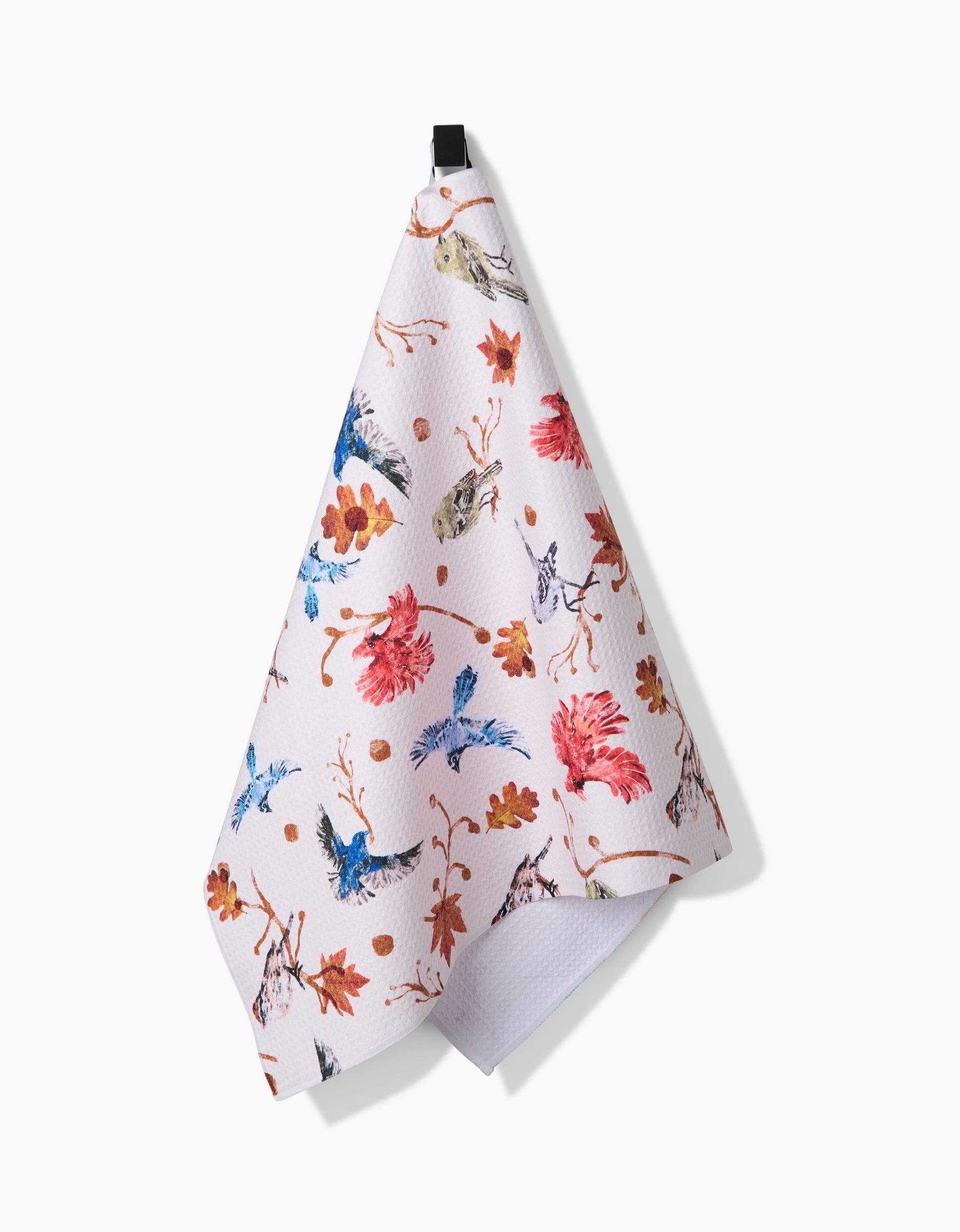 Geometry Autumnal Bird Skies Tea Towel - Marcel’s Culinary Experience