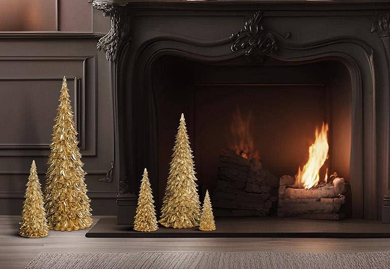 Extra-Large Gilded Gold Decorative Tree | 24 Inch