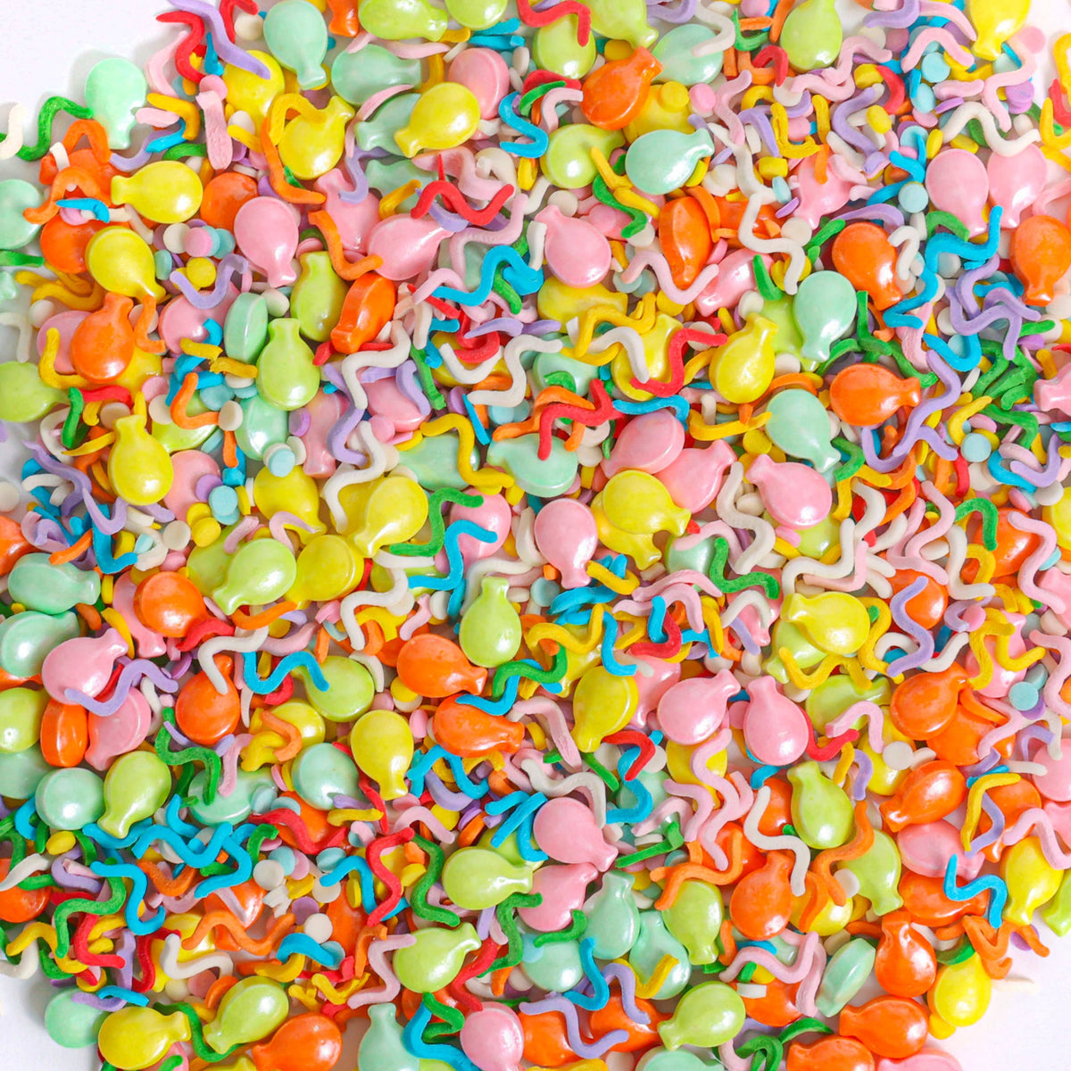 Sprinklemania Balloon & Twirls Sprinkles, 3.5 oz Cube