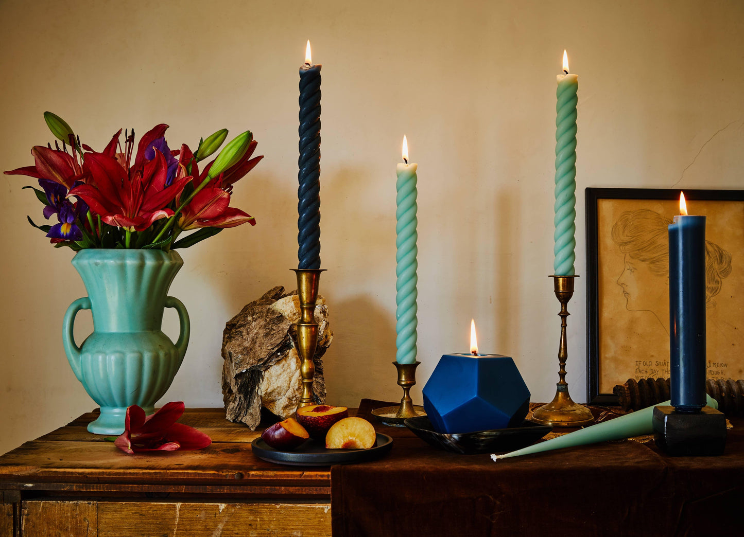 10" Rope Taper Candles - Marcel’s Culinary Experience