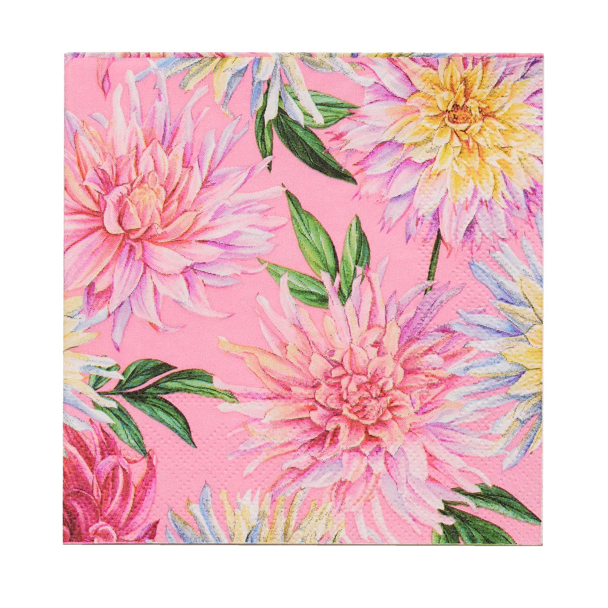 Dahlia Garden Cocktail Napkins/20pk - Marcel’s Culinary Experience