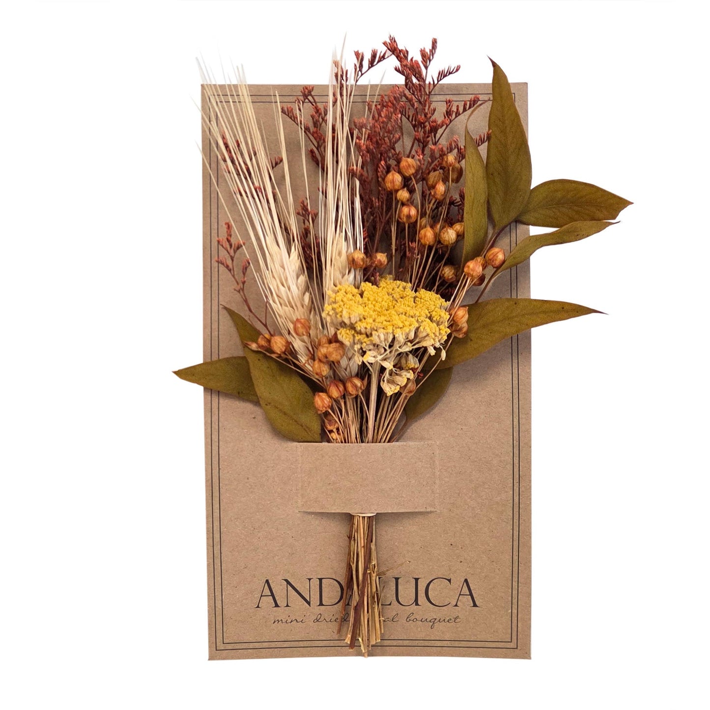 Yarrow & Autumn Foliage Mini Bouquet #268