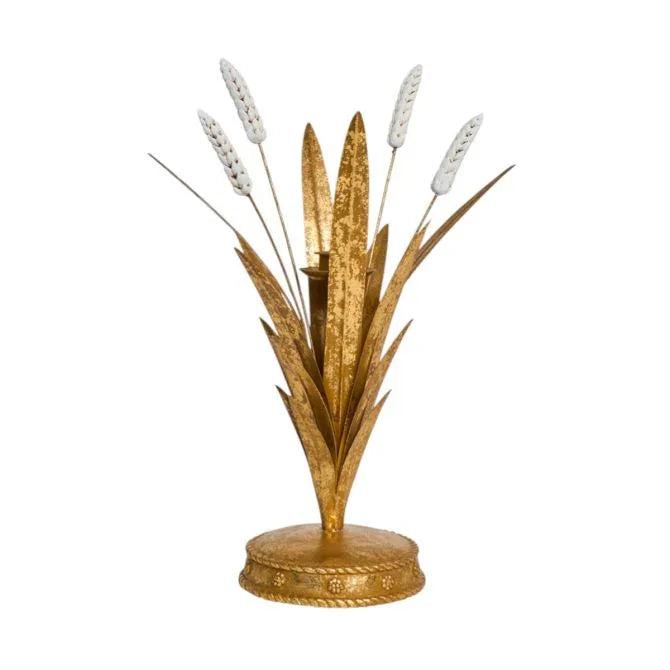 Juliska Forest Walk Wheat Candlestick 13" - Gold - Marcel’s Culinary Experience