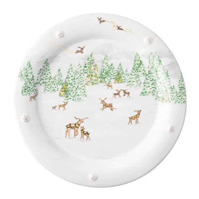 Juliska Berry & Thread North Pole Dinner Plate - Marcel’s Culinary Experience