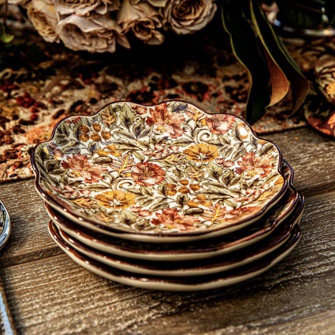 Juliska Willa Cocktail Plates Set/4 - Amber - Marcel’s Culinary Experience