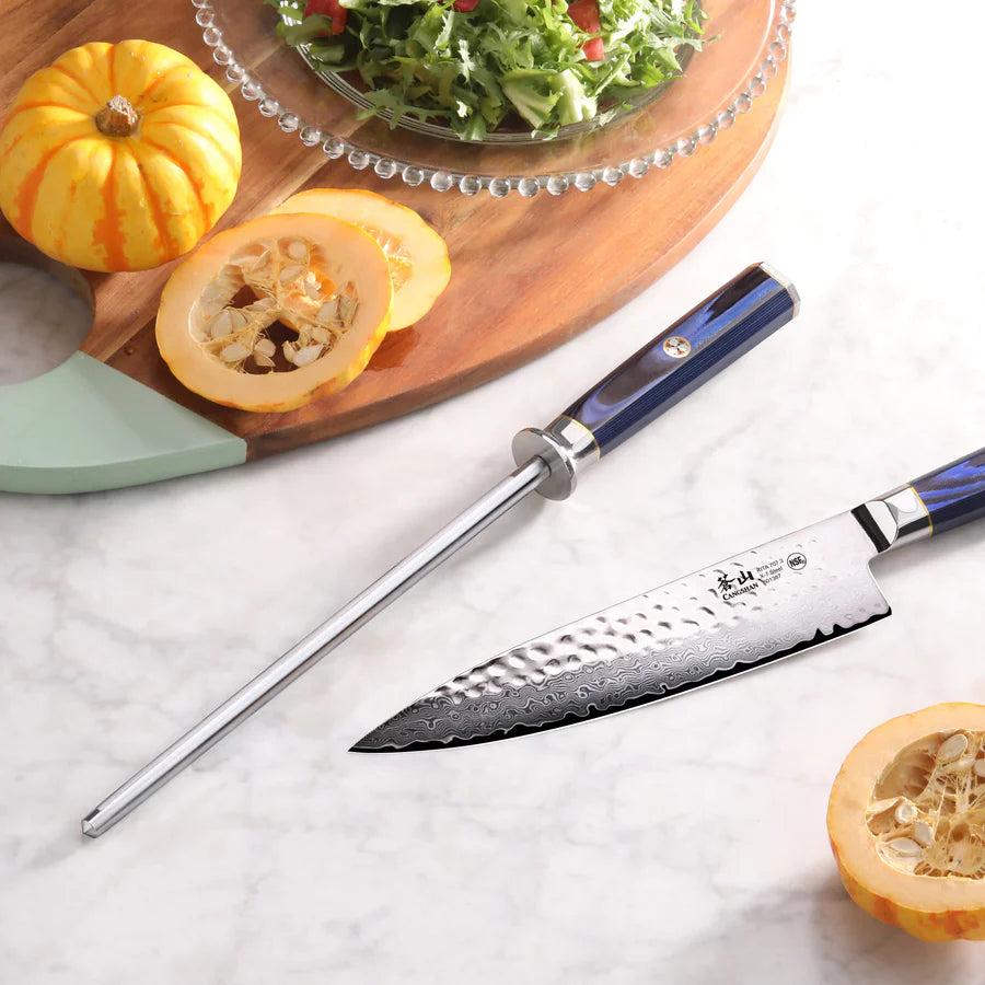 Cangshan KITA Series 9-Inch Honing Steel, Diamond-Coated Knife Sharpener