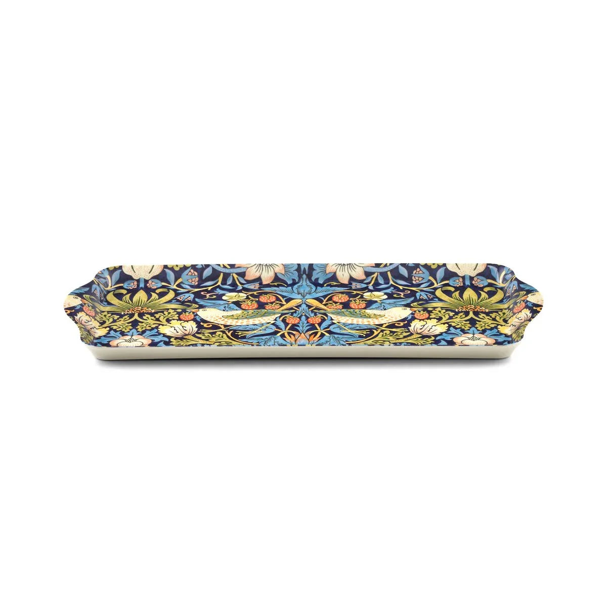 Strawberry Thief Blue by Morris & Co Melamine Sandwich Tray