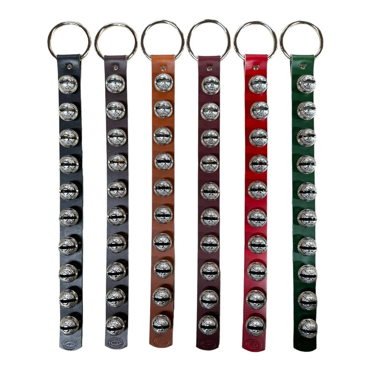 Traditional Strap Bells – #2 Size – 10 Bells on Strap