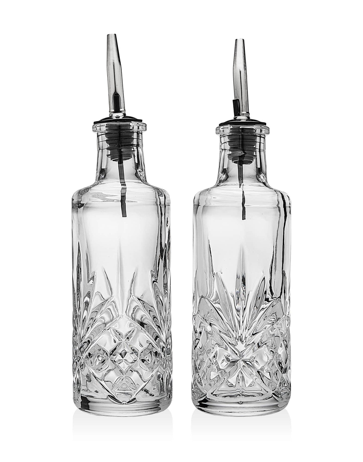 Dublin Oil and Vinegar Set - Non-Leaded Crystal Dispensers