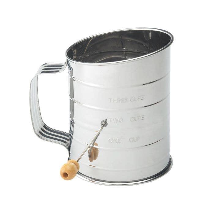 Mrs. Anderson's Baking Hand Crank Sifter, 3 Cup