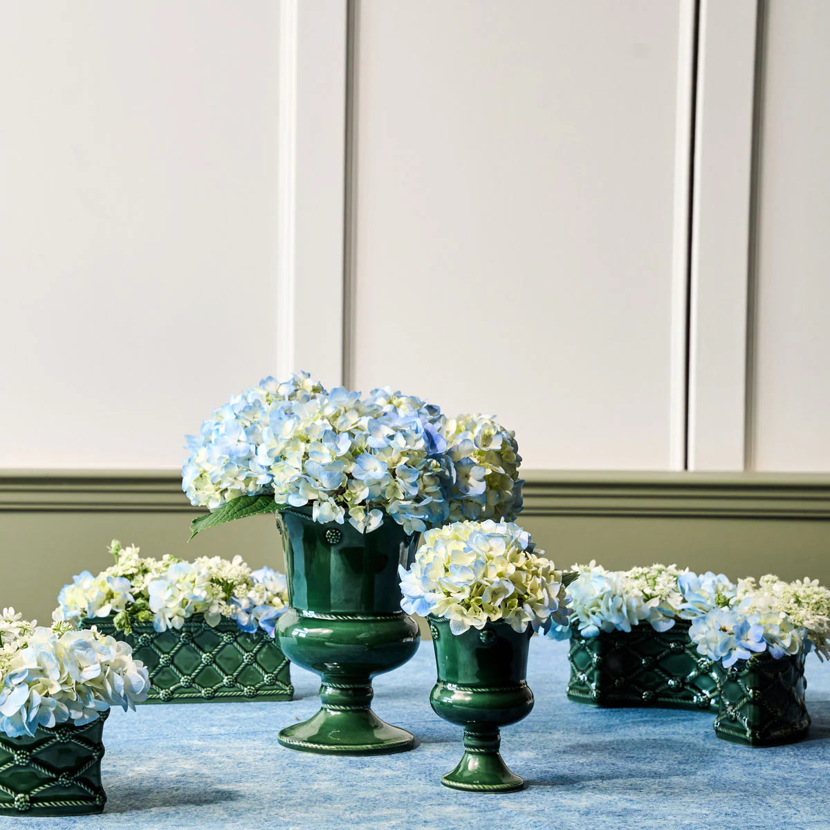 Juliska Berry & Thread Parterre Garden Vase 5" - Basil Green