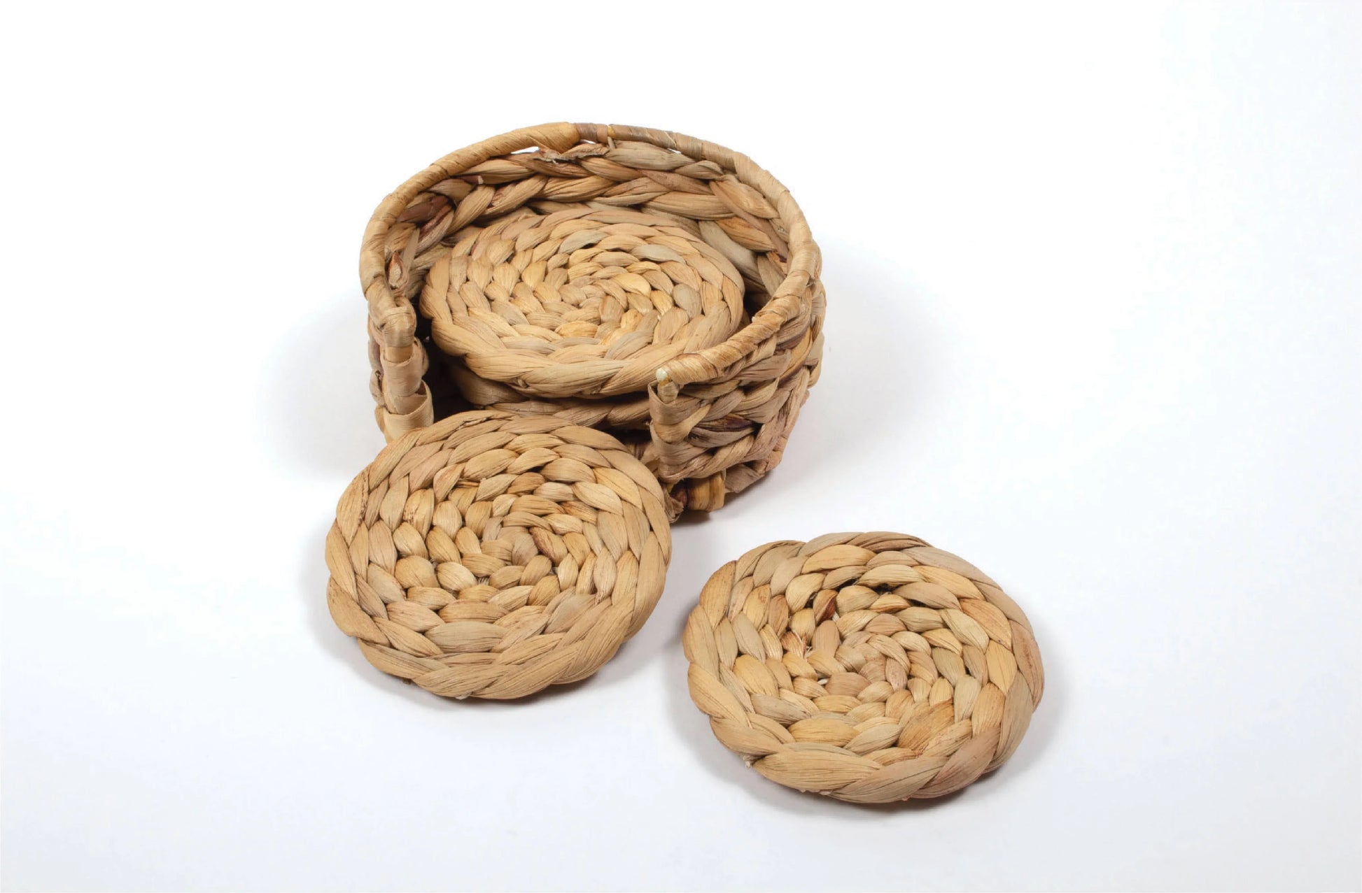 Natural Woven Coaster Set - Marcel’s Culinary Experience