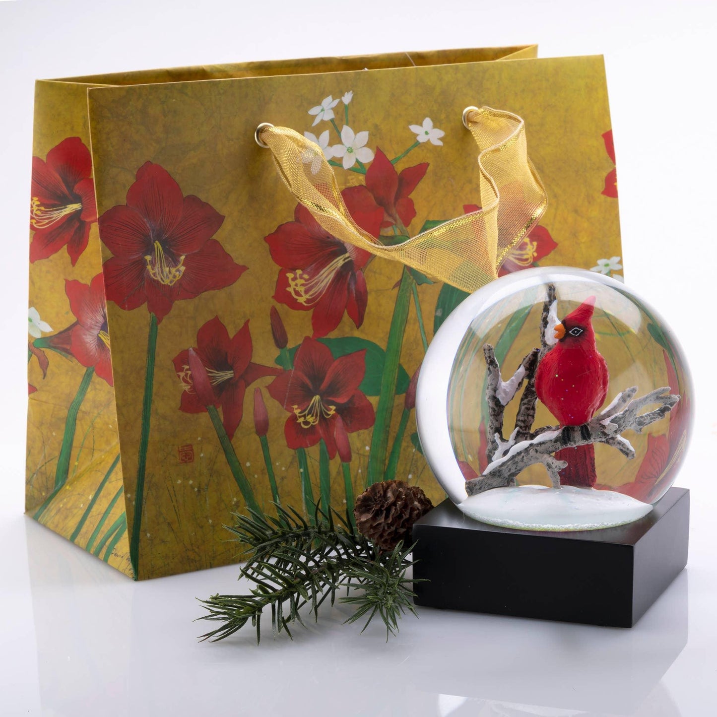 Cardinal Singing Snow Globe - Marcel’s Culinary Experience
