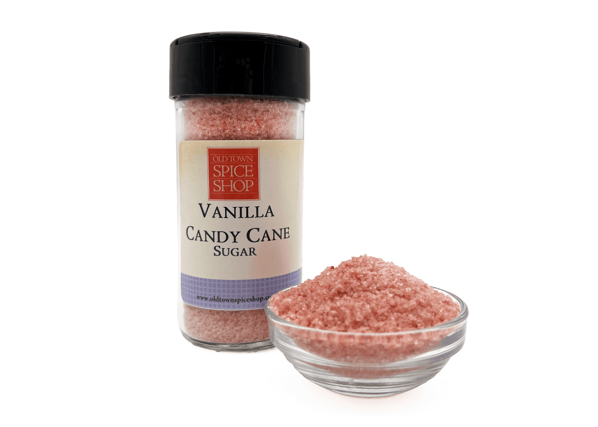 Candy Cane Vanilla Gourmet Sugar for Baking & Cocktails