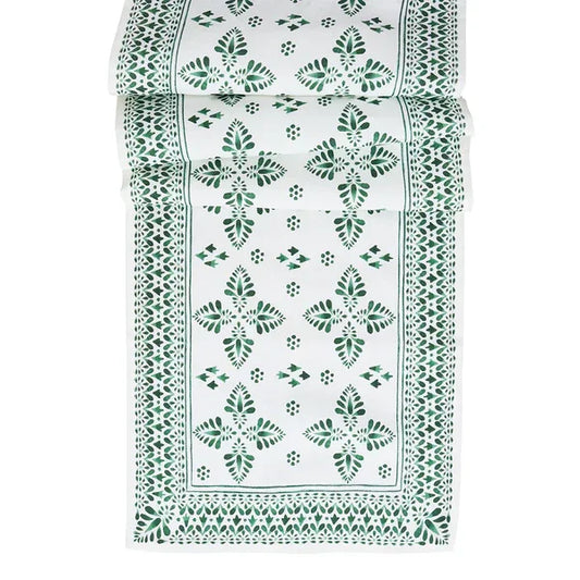 Juliska Iberian Border 18" x 90" Table Runner - Evergreen - Marcel’s Culinary Experience