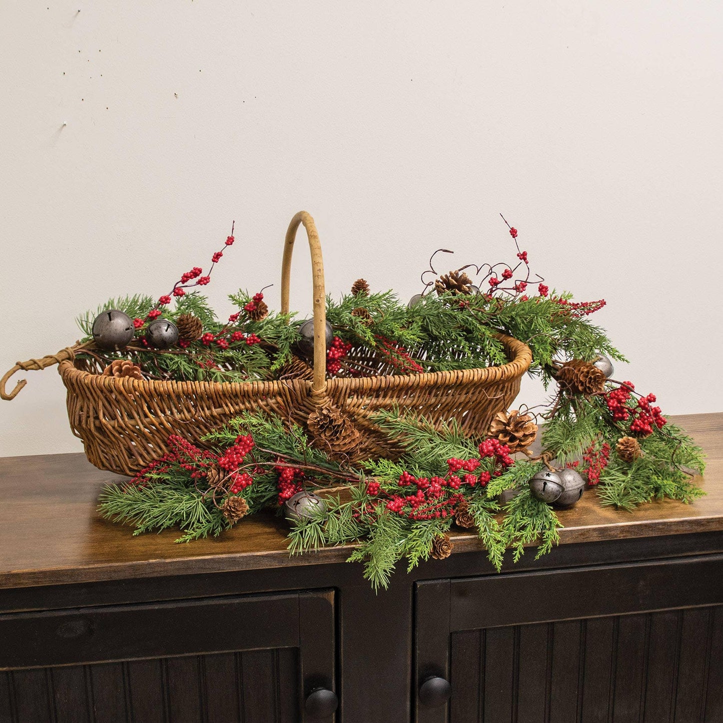 Joyful Mixed Pine & Pepperberry Garland - 5 Ft. - Marcel’s Culinary Experience