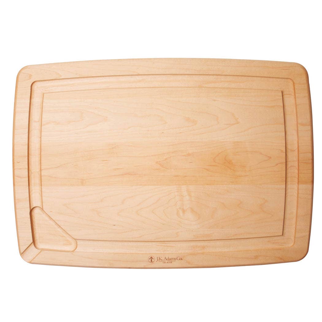 JK Adams Maple Pour Spout Reversible Carving Board