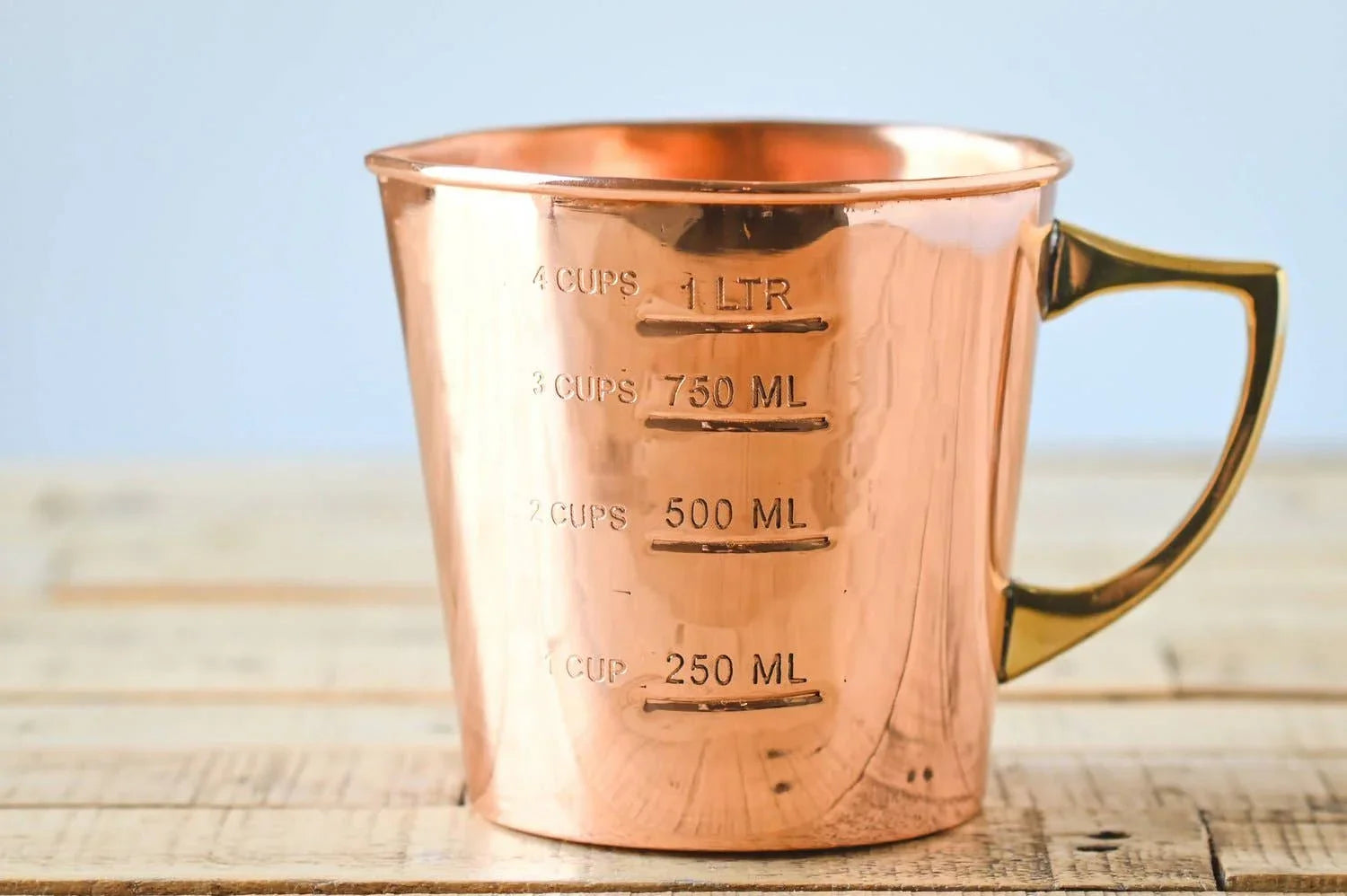 Copper Liquid Measuring Cup - 4 Cup - Marcel’s Culinary Experience