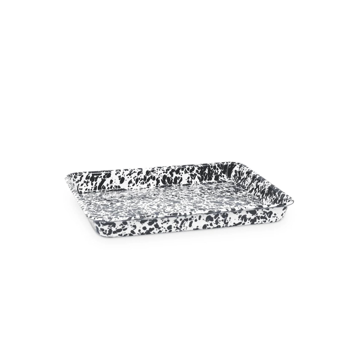 Splatter Enamelware Small Rectangular Tray - Marcel’s Culinary Experience