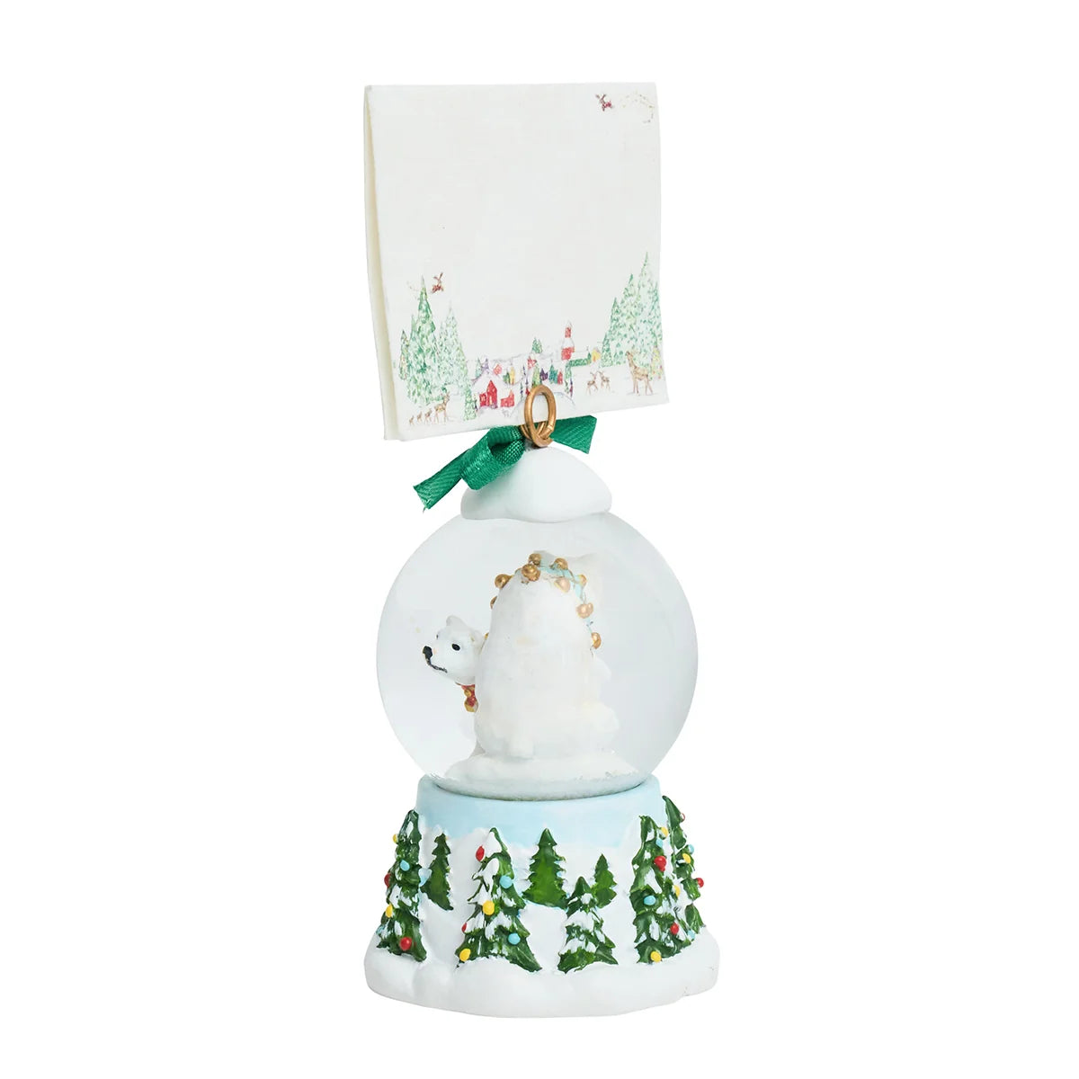 Juliska Berry & Thread North Pole Snow Globe Place Card Holders