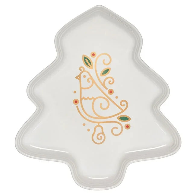Le Creuset Noel Collection Partridge in a Pear Tree Platter - Marcel’s Culinary Experience